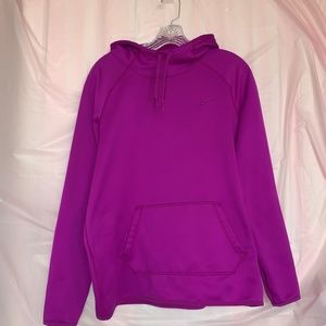 Purple dri-fit nike hoodie